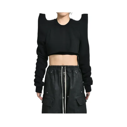 Cropped Tecsweat / Black