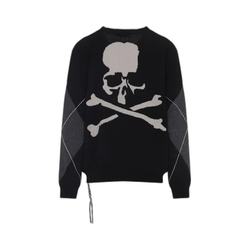 Mastermind World Argyle Cashmere Cardigan