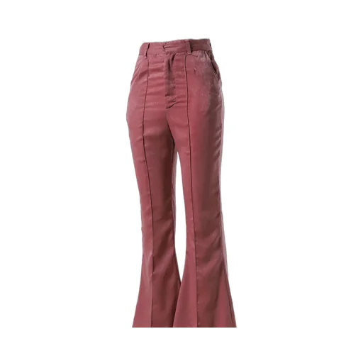 Satin Bell Bottom Pants / Pnk