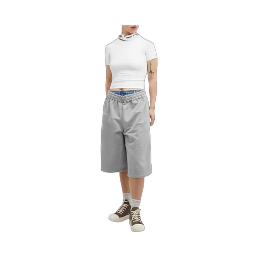 Evergreen Triple Collar Fitted T-Shirt / Wht