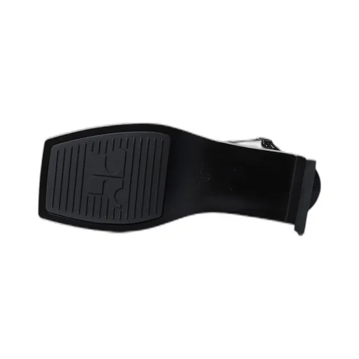 Stream Leather Sandals / Black
