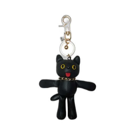 Piyong Key Ring Leather / Blk
