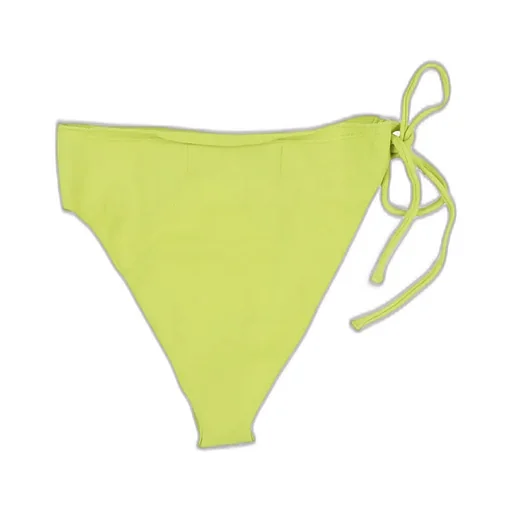 Knit Wrap Bikini Bottom / Lime