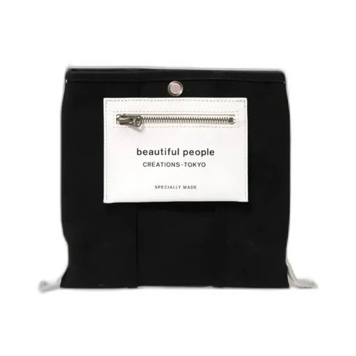 Lining Logo Pocket Mini Shoulder Bag / Blk