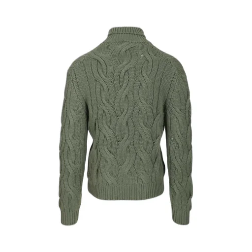 Mauro Ottaviani Cable-Knit Turtleneck Sweater