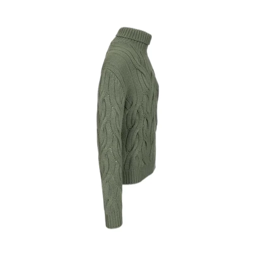 Mauro Ottaviani Cable-Knit Turtleneck Sweater