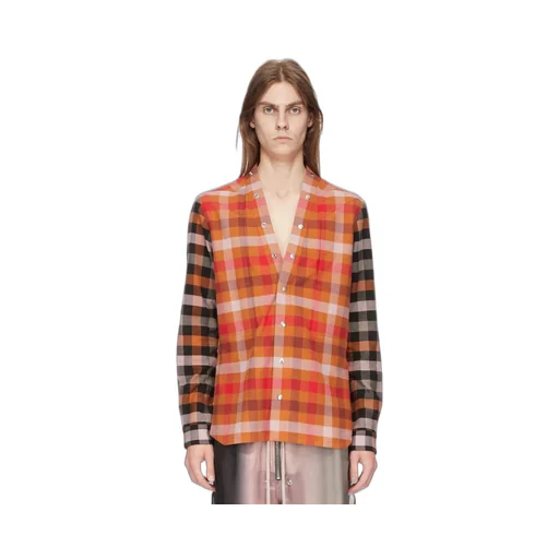 Larry Fogpocket Shirt / Clay Plaid Blk Plaid