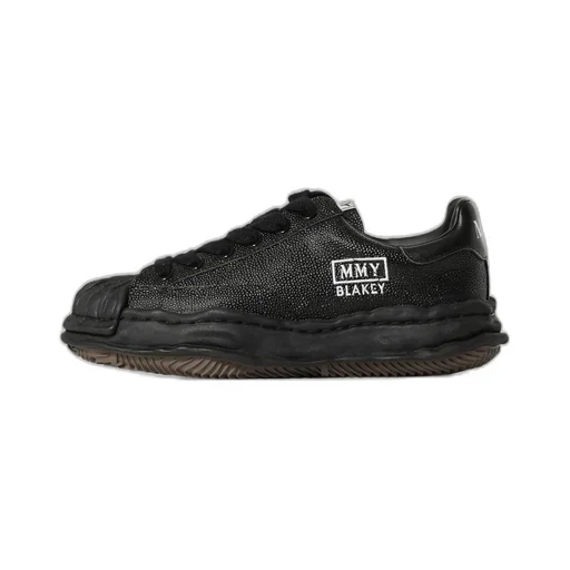 Blky Low Bskt Leather / Blk/Blk