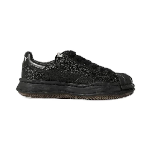 Blky Low Bskt Leather / Blk/Blk