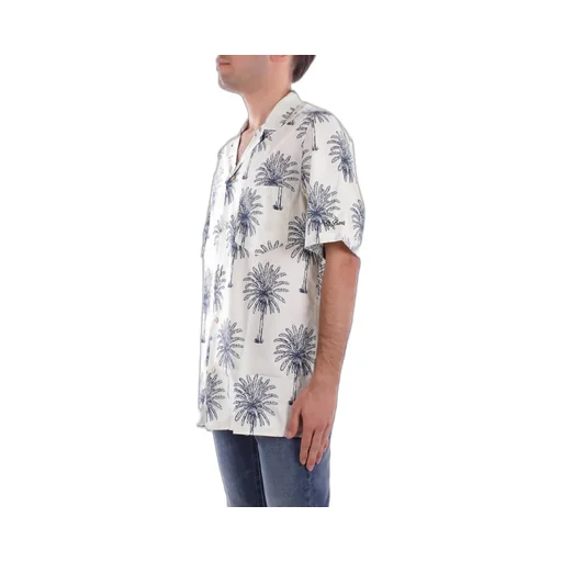 Mc2 Saint Barth Short-Sleeved Tree Printed Shirt