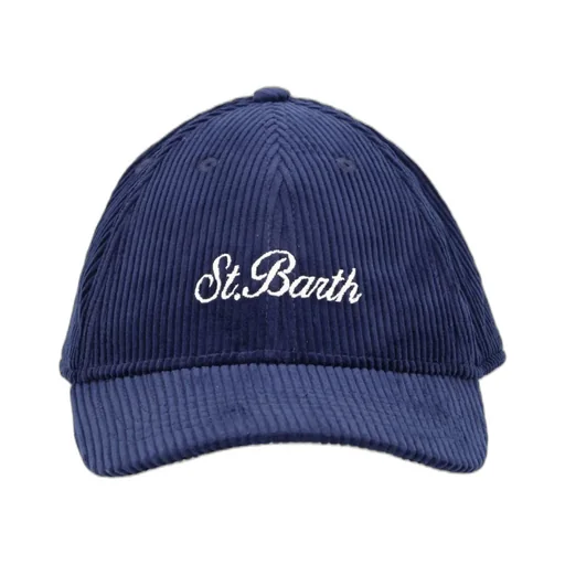 Mc2 Saint Barth Logo Embroidered Curved Peak Hat