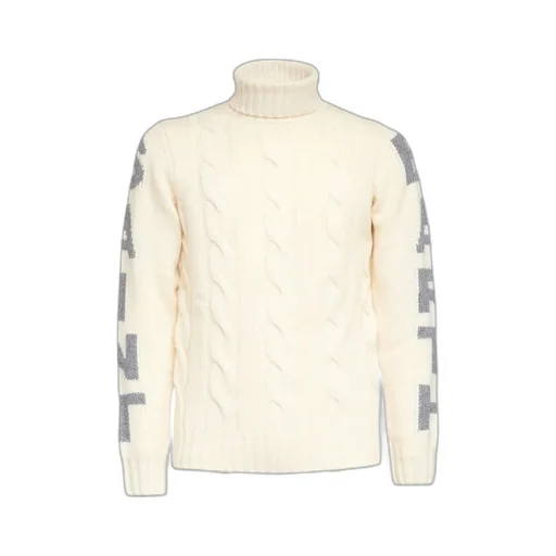 Mc2 Saint Barth Turtleneck Braided Sweater