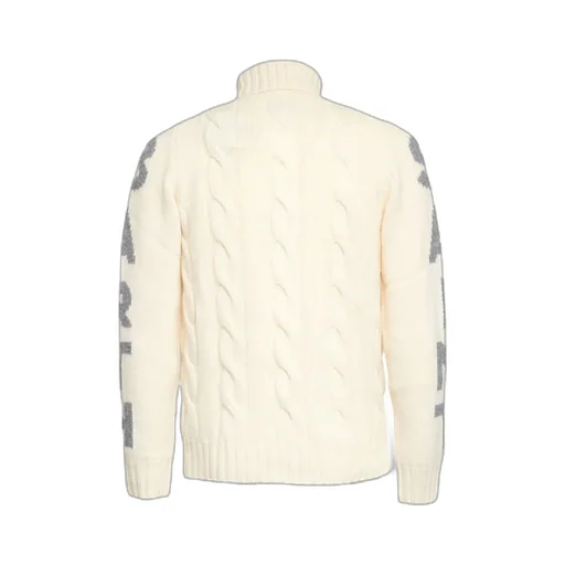 Mc2 Saint Barth Turtleneck Braided Sweater