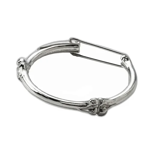 Bone Shaped Clip Caff.-M- / Sil