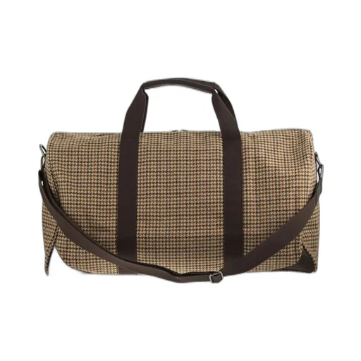 Mc2 Saint Barth Jetleg Herringbone Zipped Travel Bag