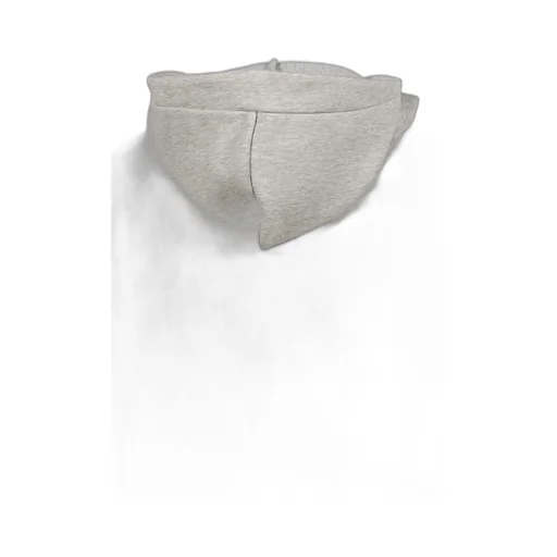 Bonded Cotton Cropped Bat Sleeves Hoodie With Embossing / Gry Gaultier