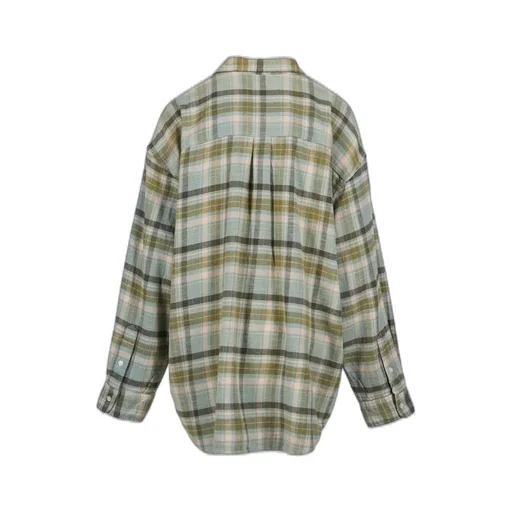 Boyfriend Shirt/ Turquoise Plaid