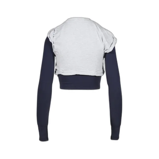 Roll-Up Layered T-Shirt / Nvy