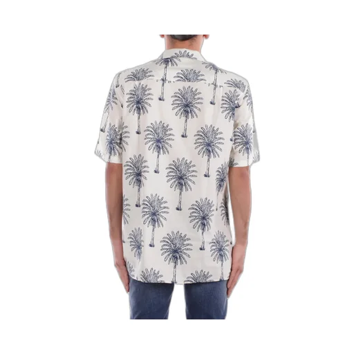 Mc2 Saint Barth Short-Sleeved Tree Printed Shirt