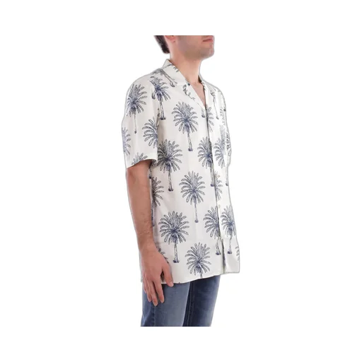 Mc2 Saint Barth Short-Sleeved Tree Printed Shirt