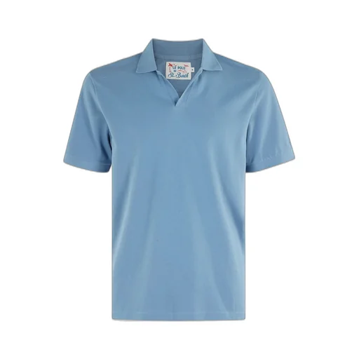 Mc2 Saint Barth Charles Piquet Buttonless Polo Shirt