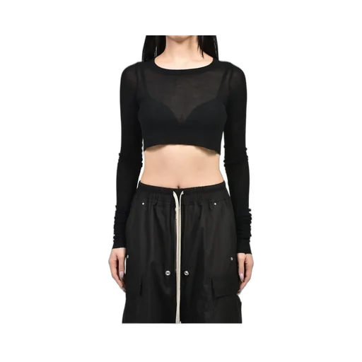 Ls Crop T / Blk