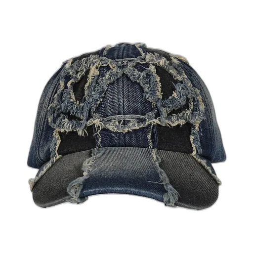 Distressed Cap / Blu