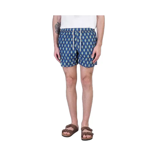 Mc2 Saint Barth Watch Print Lighting Swim Shorts
