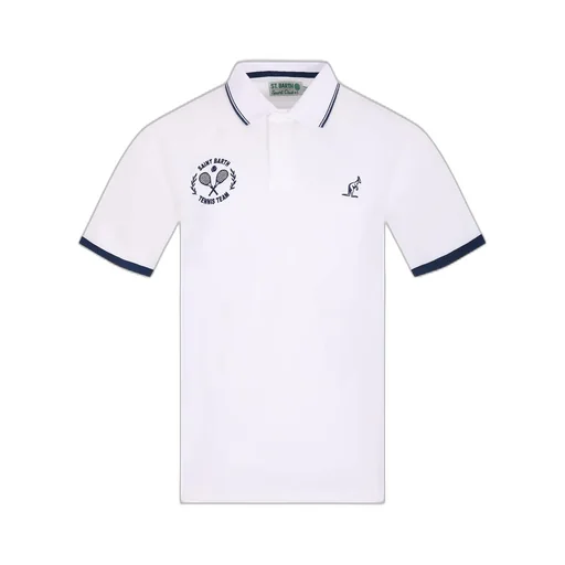 Mc2 Saint Barth Contrast Trim Polo Shirt