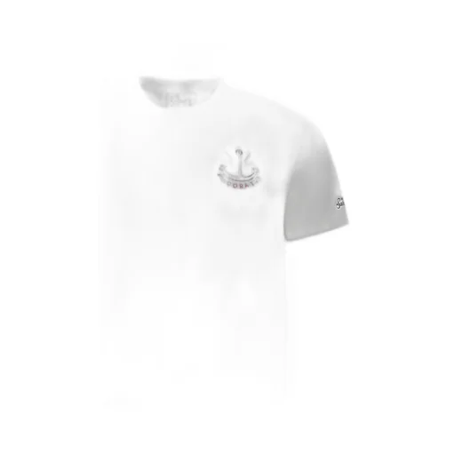Mc2 Saint Barth Anchor Embroidered Crewneck T-Shirt