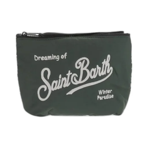 Mc2 Saint Barth Logo Nylon Clutch Bag