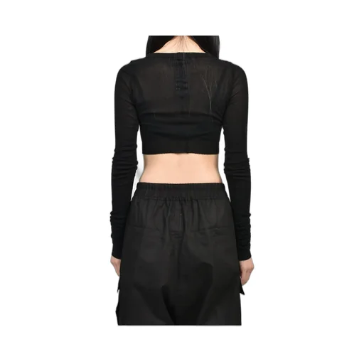Ls Crop T / Blk