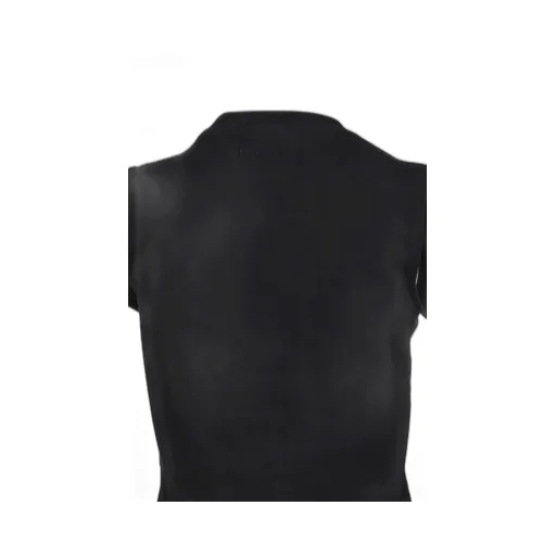 Paris Tourist Front Sleeve Baby T-Shirt / Blk
