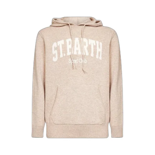 Mc2 Saint Barth Hooded Jacquard Sweater
