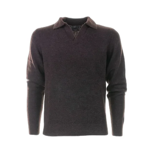 Mc2 Saint Barth Long-Sleeved Knitted Polo Shirt