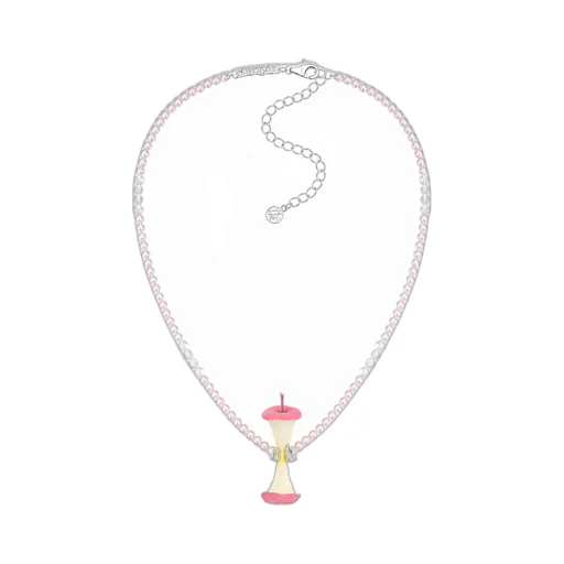 Apple Core Pearl Necklace / Pnk