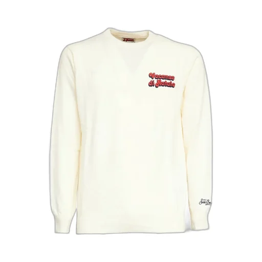 Mc2 Saint Barth Heron Embroidered Knitwear