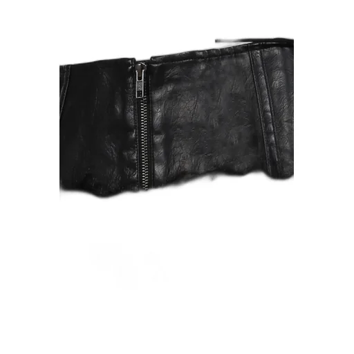 Faux Fur Cropped Skirts / Blk