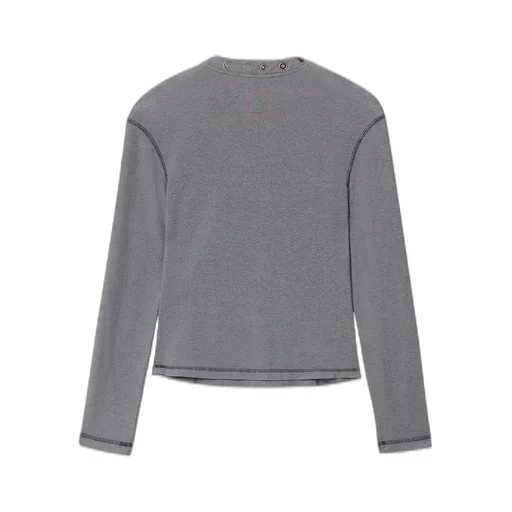 Logo Patchwork T-Shirt / Washed Blk