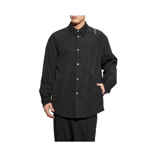 Marni Logo Embroidered Buttoned Shirt