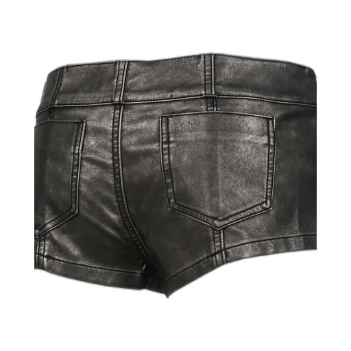 Pu Military Hotpants / Blk