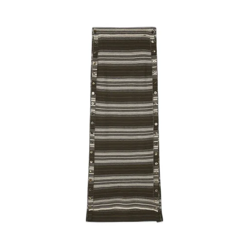 Striped Knit Maxi Skirt / Dark Brw Bei