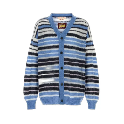 Marni Striped Knit Cardigan
