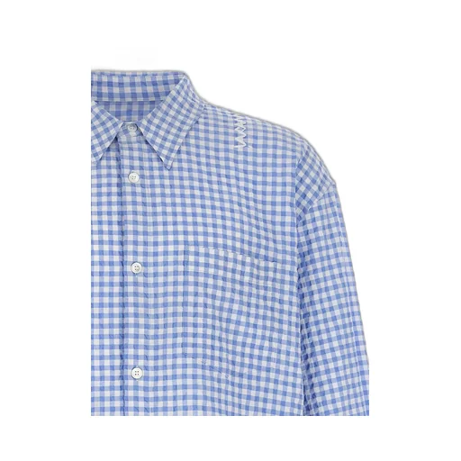 Marni Vichy Printed Long-Sleeved Shirt