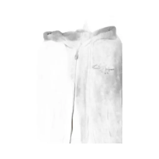 Star Jacquard Hooded Sweatshirt / Gry