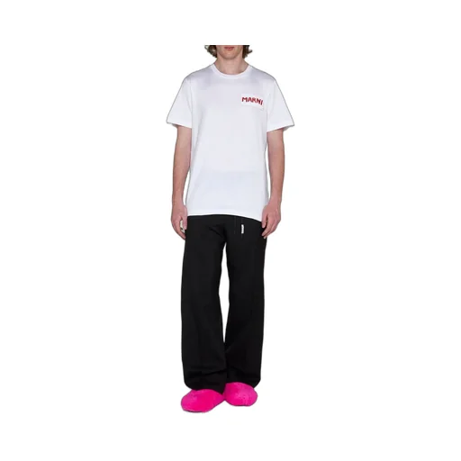Marni Logo-Printed Crewneck T-Shirt