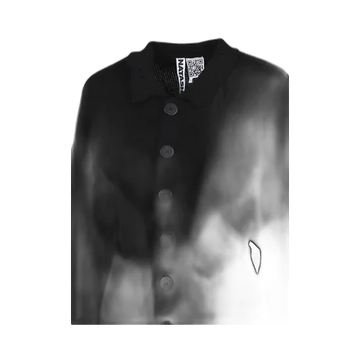 Distressed Cardigan / Blk