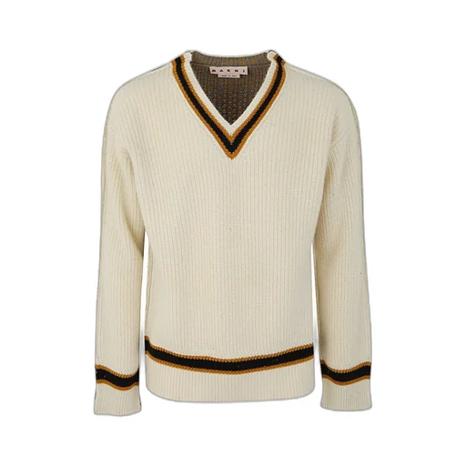 Marni V-Neck Knitted Jumper