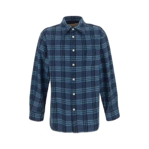 Marni Check Pattern Buttoned Flannel Shirt