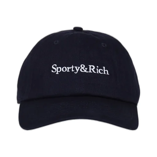 Serif Logo Hat / Dark Nvy